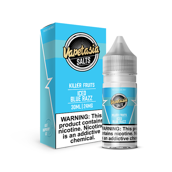 Non Tobacco Iced Blue Razz Salt
